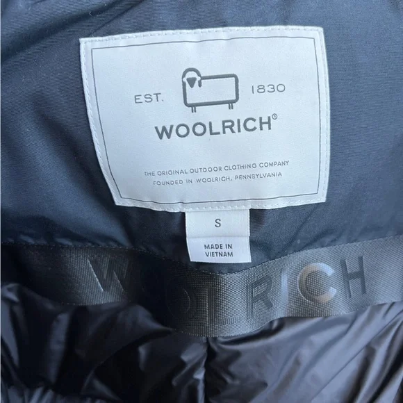 WOOLRICH Keating Long Parka in Ramar Cloth Dark Navy